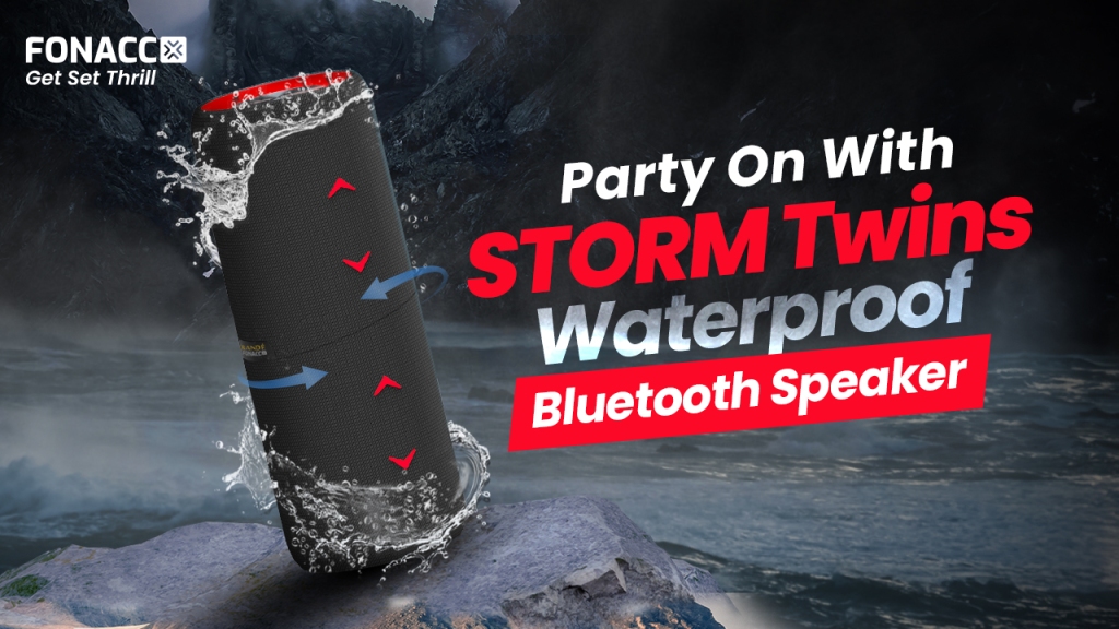 STORM Twins Waterproof Bluetooth Speaker